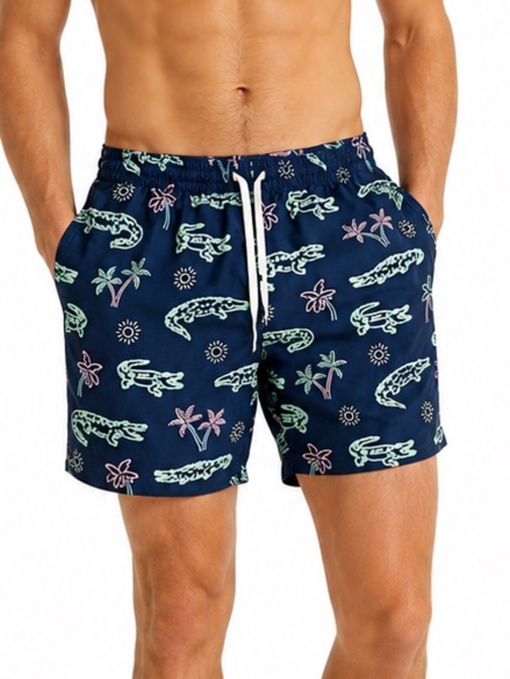 Chubbies Alligator Print Swim Trunks 7” Inseam Men’s Medium